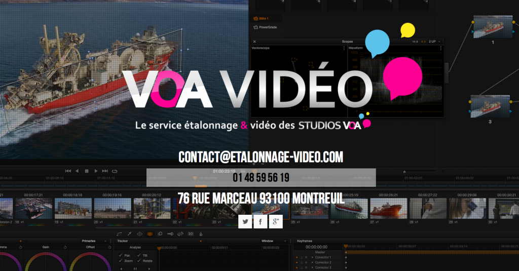VOA Video, le service de post-production vidéo de Studios VOA