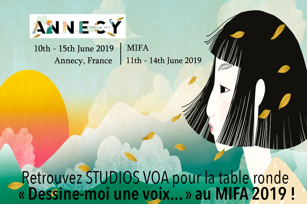STUDIOS VOA table ronde Dessine-moi une Voix - MIFA 2019 - Doublage films d'animation