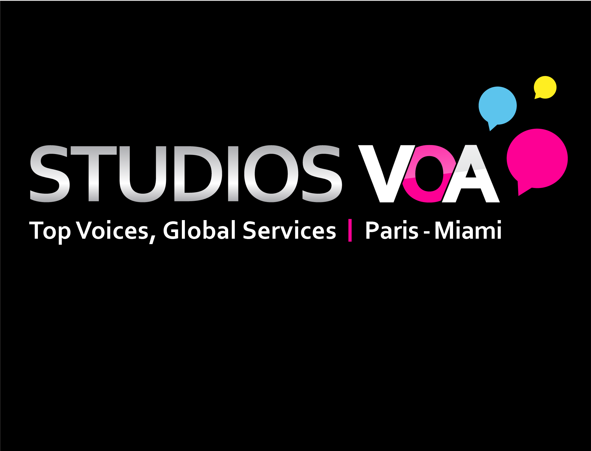 Logo Studios VOA Voix Off & Doublage Studios VOA, spécialisé en