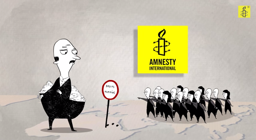 Enregistrement Voix Off Lambert Wilson pour Amnesty International