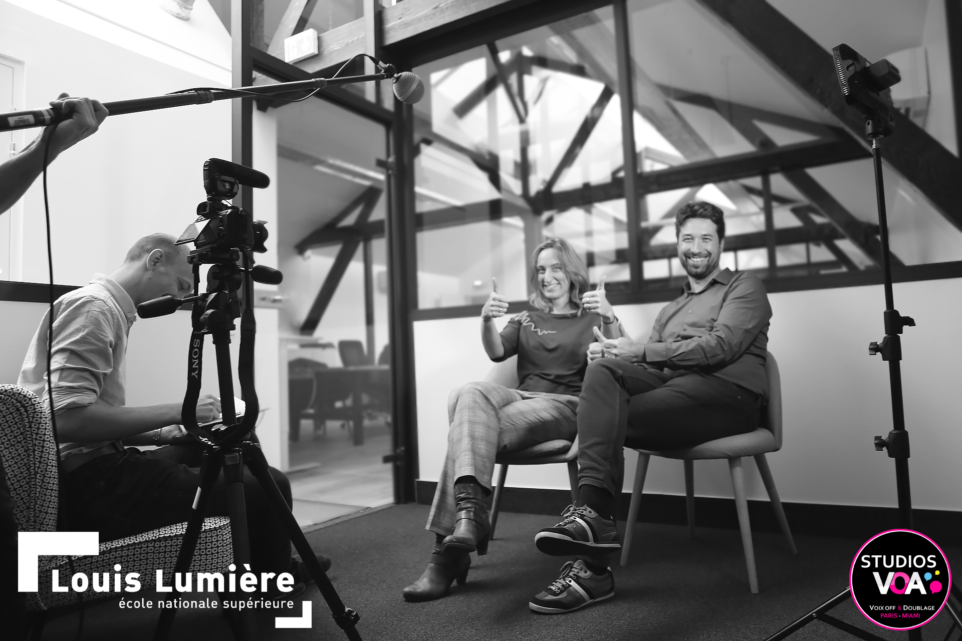 Interview Studios VOA Louis Lumière